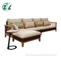 Holzsofa Sofa aus technischem Stoff Couch Haushaltssofa